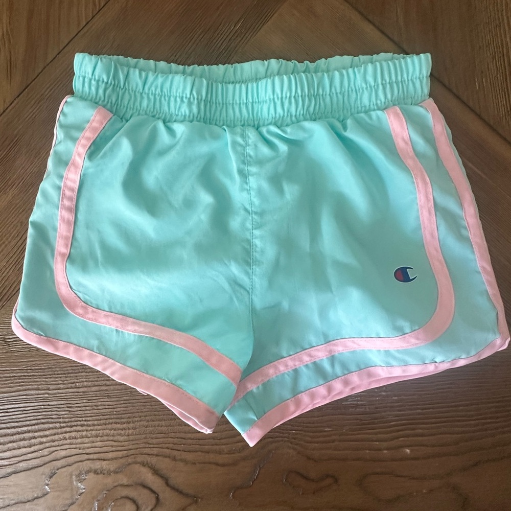 Champion Mint and Pink Athletic Shorts